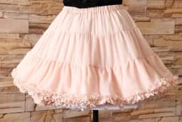 Sweet A-line Petticoat White Soft Five Layer Lolita Petticoat Hoopless Ruffle Short Tutu Skirt