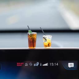 Funny Mini Drink Cup Car Ornaments Cute Simulation Iced Americano Iced Tea Drink Car Center Console Decorations Diy Crafts Gifts