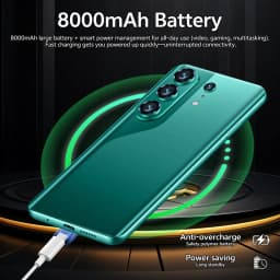 K-Touch Mobile Phones For S26 Ultra 7.3 Inch Smartphone Android 15 Cell Phone 8000mAh Face Unlock 5G Dual SIM 16+48MP Camera Cellphones For Men Women Gifts