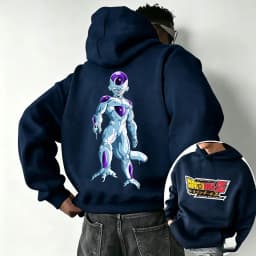 Dragon Ball Freeza Cartoon Anime 2026 New Spring and Autumn Men's and Women's Fashion Hooded Sports Hoodie