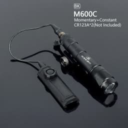 Tactical Surefir M600 M300 Airsoft Powerful Flashlight Dual Pressure Switch AR15 20mm Rail Hunting LED White Lamp Scout Lights