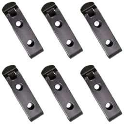 Anti Slide Stainless Steel Belt Clip Waist Loop Clamp Buckle for Kydex Sheath Holster Pouches Scabbard With Mounting Hardware