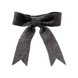 1pc Autumn and Winter Simple Woolen Knit Dovetail Bow Streamer Hair Claw Clip Hair Ornament is suitable for women to wear