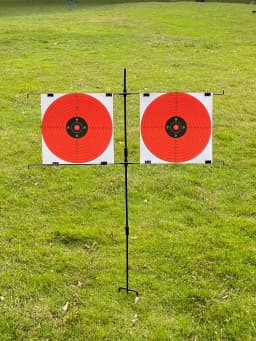 Universal Target Paper Clip, Adjustable Metal Target Paper Holder for Shooting. Does Not Include Target Paper.