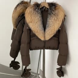OFTBUY New Short Outerwear Hood Duck Down Luxury Real Fur Down Jacket with Removable Gloves Women Puffer Coat with Real Fox Fur