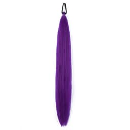 Synthetic Colorful Ponytail Extension 1Pcs Long Straight DIY Braided Pony Tail Hairpiece with Rubber Band Women Hair Accessories