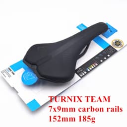 PRO Bike Saddle Turnix Performance Stainless Rails TEAM Carbon Rails