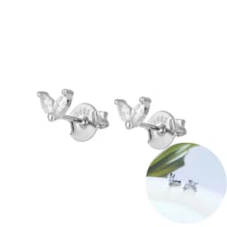925 Sterling Silver Ear Needle White Zircon Silver Series Earrings ins Tassel Pendant Hoop Earrings For Women Advanced Jewelry