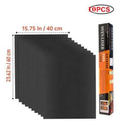 BBQ Grill Mat Non-stick Reusable Heat Resistant Extra Thick Pad Oven Liners Baking Mats Easy Clean Kitchen Outdoor Barbecue Tool