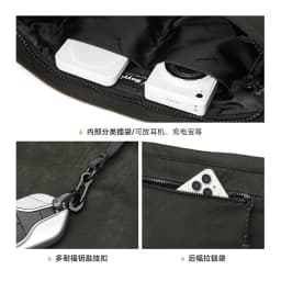 MOYYI Lightweight Messenger Bag For Men Casual Anti Theft Pocket YKK Zipper Water Resistant Oxford Crossbody Bag For Commuter