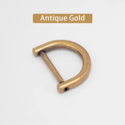 CRAZYSMITH Detachable Open Screw D Ring Buckle Removable Shackle Clasp Bag Straps Modification Hardware Handles Bag Accessories