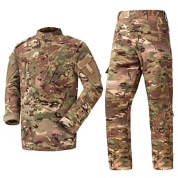 Black Tactical BDU Uniform Combat Shirt Pants Set Men Shooting Suit Combat Hiking Clothing Training Hunting Jacket and Pants