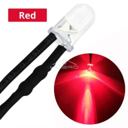 10Pcs 3mm 5mm Round LED 12V 20cm Pre Wired White Blue Yellow Diode Lamps DIY Billboard Decoration Lights Emitting Diodes Bulbs