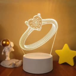 3D LED Lamp Creative 3D LED Night Lights Novelty Illusion Night Lamp 3D Illusion Table Lamp For Home Christmas Decorative Light