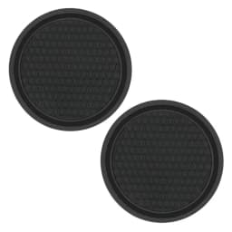 2Pcs Car Bling Rhinestone Cup Holder Drink Pad Interior Decoration Anti-slip Mat Round Durable Coaster Heat Resi Car Accessories