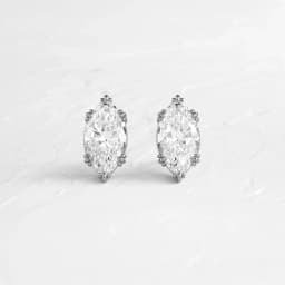 DPLAOPA D Color VVS1 925 Sterling Silver 0.52CT Marquise Cut Moissanite Stud Earring Luxury Dainty Women Fine Jewelry 2026 Gift