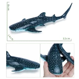 Big Size Soft Rubber Sea Life Simulation Action Figure Animal Model Toys for Children Kids Whale Figures Collection Educational
