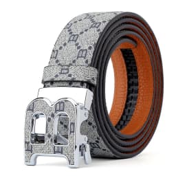High Quality 3.4cm Leather Business Men Belt Luxury Brand Designer famous work Belts for men Jeans Strap Male Buckle belt