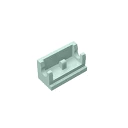 MOC PARTS GDS-829 Hinge Brick 1 x 2 Base compatible with lego 3937 pieces of children's toy Assembles Building Blocks Technical