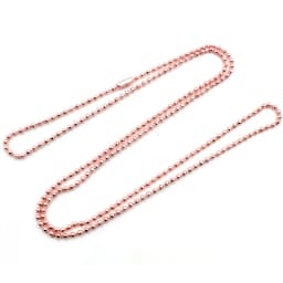 5pcs 1.5 2.0 2.4mm Length 65cm Gold Bronze Silver Colors Plated Ball Beads Chain Necklace Bead Connector For Charms Base Tray