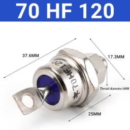 85A/40A/25A 1200V Positive Cathode/Negative Anode Stud Mount Diode Rectifier Diode Accessories Electrical Appliances Testing