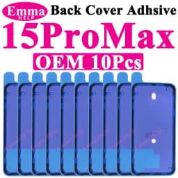 10pcs Waterproof Seal Sticker Back Cover Side For iPhone 16 Plus 15 Pro Max 14 17E Front LCD Display Adhesive Glue