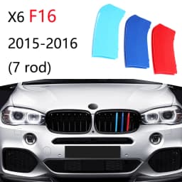 3Pcs Car Grille Trim Strip For BMW X1 X2 X3 X4 X5 X6 X7 E84 F48 F49 F39 E83 F25 G01 F26 G02 E70 F15 E53 G05 E71 E72 F16 G06 G07