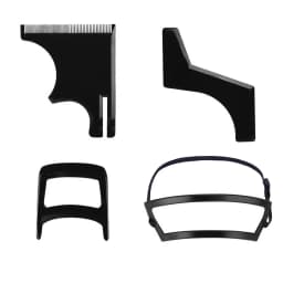 4/5Pcs Ruler Kit Beard Shaving Template Combs Hair Trimmers Plastic Men Beard Guide Shaping Styling Tool Hairline Templates