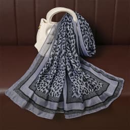 50X160cm Echarpe Fine En Mousseline De Soie Imprimee Leopard Pour Femmes Musulmanes, Chales Hijab, Enveloppes Respirantes