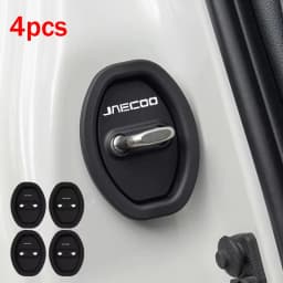4-piece Jaecoo car door lock protection cover, stylish design, reduces door closing noise, beautiful car