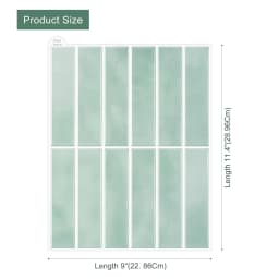 5/10 PCS Wall Sticker Peel&Stick Tile Sticker Strong Adhesive Vinyl Wallpaper Kitchen Waterproof Square Tile Stickers for Home