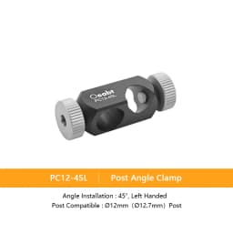 PC12 Series Ø12mm Post Angle Clamp 1/2 Inch Support Rod Assembly Accessories Cage Rod Optical Column