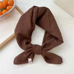 68*68cm Solid Color Cotton Square Scarf Women Girls Headband Accessories Hairscarf Hairscarf Bandanas
