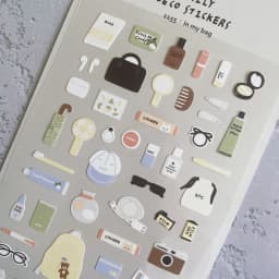 Korean Import Suatelier The Things In My Bag Nylon Stickers Scrapbooking Diy Journal Stationery Sticker Deco Art School Supply