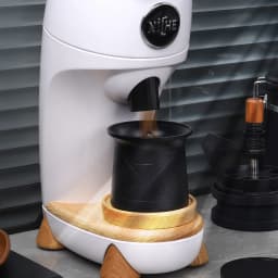 IKAPE Coffee Blind Shaker, Espresso Powder Receiver Cup, Coffee Powder Receiver Container for 51/54/58mm Portafilters (Z-Graphs)