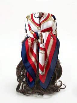 Luxury Print Imitation Silk Square Scarf Women Spring Neck Tie Shawl Wraps Female Hair Hand Wrist Headkerchief Hijab Bandana
