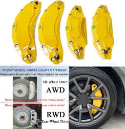Fit for Tesla Model Y Juniper 2025 2026 Accessories RWD AWD Brake Caliper Covers 4pcs/set Rear All Wheel Drive 18 19 20in Wheels