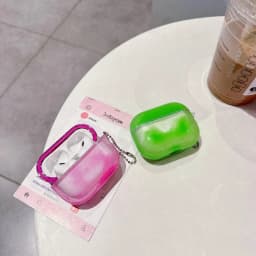 Luminous Shiny Quicksand Earphone Case Cover For AirPods Pro 4 3 2 1 Luxury Headphone Moving Sand Funda Protective Hard Bag