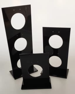 Vertical Acrylic Earring Stand Earrings Display Case Jewelry Organizer Ear Shelf Jewellery Holders