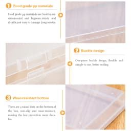 Transparent Plastic Storage Box Case 6Sizes Square Container Packaging for Crafts Beads Earring Jewelry Boxes Tools Organizer