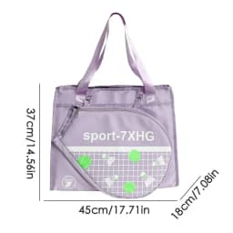 Tennis Racket Bag Lightweight Badminton Bag Large Capacity Tennis Backpack Waterproof Badminton Backpack Tennis Tote Bag For