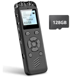Digital Voice Recorder 64GB Voice Recorder with Playback and Voice Activated Recorders Dictaphone Recording Device Audio