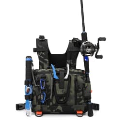 Fishing Tactical Chest Bag Camping Hiking Backpack Front Chest Vest Bags Lure Fishing Tackle Bag Fanny Pack Men Climbing Bag