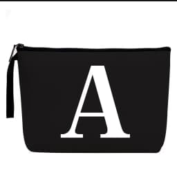 Cosmetic Bag Letter Pattern MakeUp Bag Toiletries Organizer Wash Storage Pouch Wedding Party Bride Gifts Makeup case Organizer