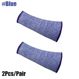 GOMOREON 1Pair Cut Resistant Sleeves, Burn Heat Resistant Arm Sleeve Protectors Protective Forearm Sleeves Cooking Gardening