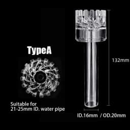 DIY Acrylic Aquarium Skimmer Lily Pipe Spin Surface Inflow Outflow Water Plant Tank Filter Cleaning Fish Tank Accessories