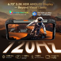 Blackview XPLORE 2 Satellite Rugged Smartphone Android 15 20000mAh Battery 6.73' 3.2K 120Hz AMOLED Display Satellite Communicati