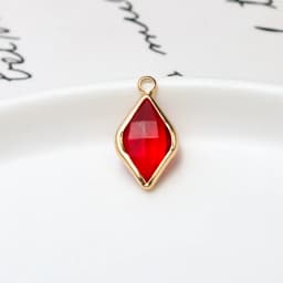 1pcs Diy Jewelry Copper Edging Gold Plated Drop Pendant Necklace Earrings Bracelet Small Accessories Material Handmade Charms