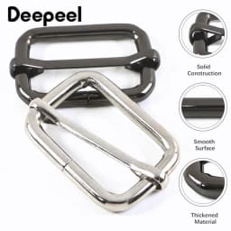 10Pcs 13-50mm Metal Tri Glide Slider Buckles Webbing Strap Adjuster for Backpack Luggage Belt Connect Clasp Hardware Accessories