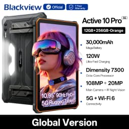 Blackview Active 10 Pro Rugged Tablet Android 5G MTK 7300 Octa Core 11" FHD+ IPS 90Hz 36GB 256GB/512GB 30000mAh Battery 108MP